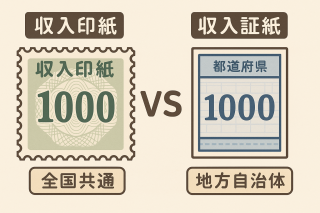 収入印紙と収入証紙の違いは？岡山県は証紙廃止！行政書士のポンコツ